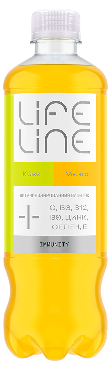 Lifeline | Напиток витаминизированный LifeLine Immunity манго-киви без газа 0,5 л