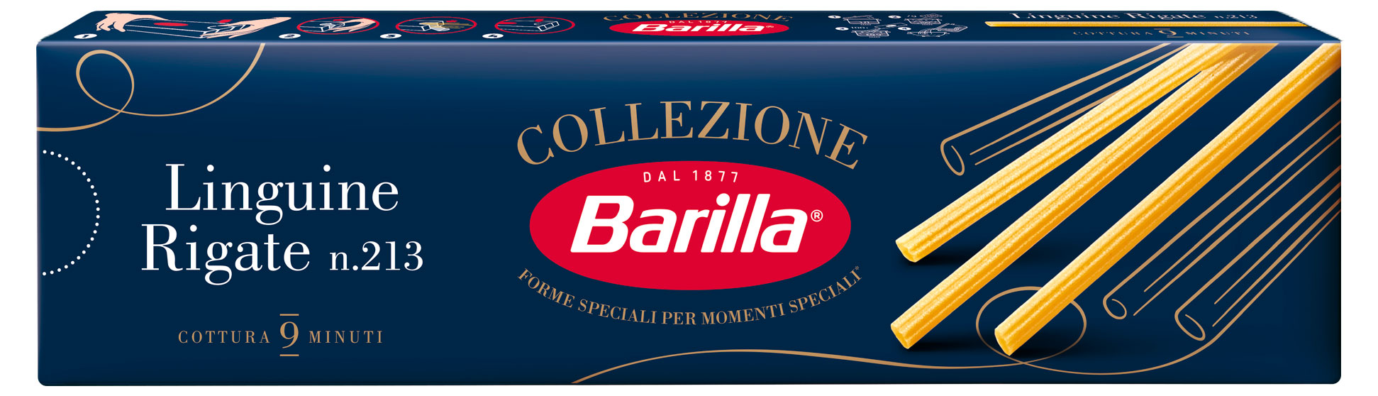 Макаронные изделия Barilla Linguine Rigate, 450 г