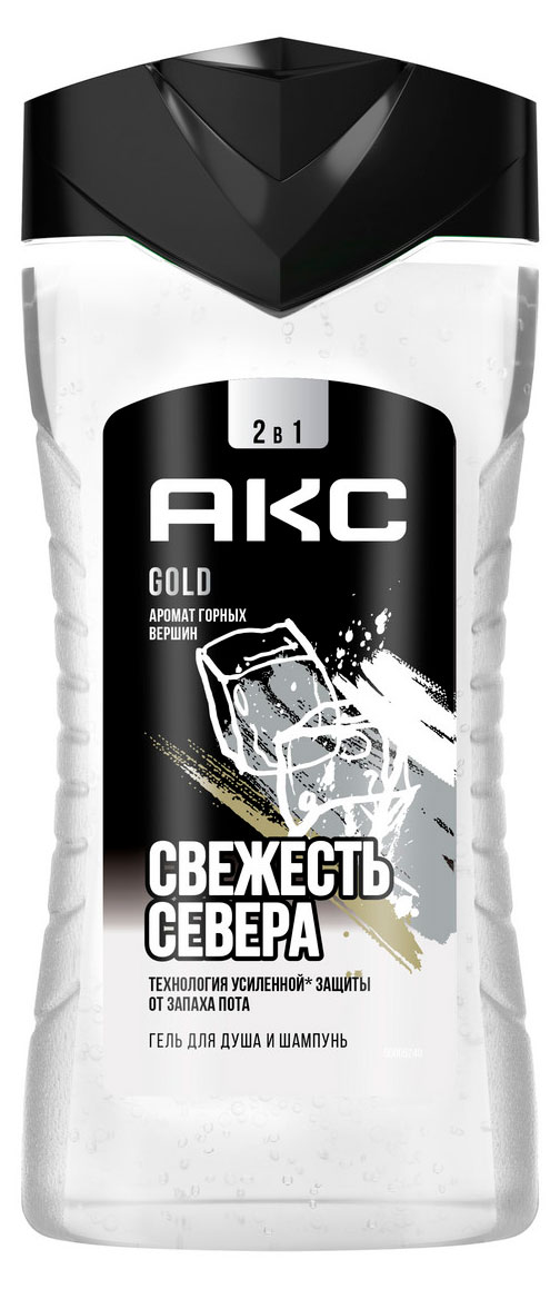 Гель для душа мужской «Акс» Gold, 250 мл