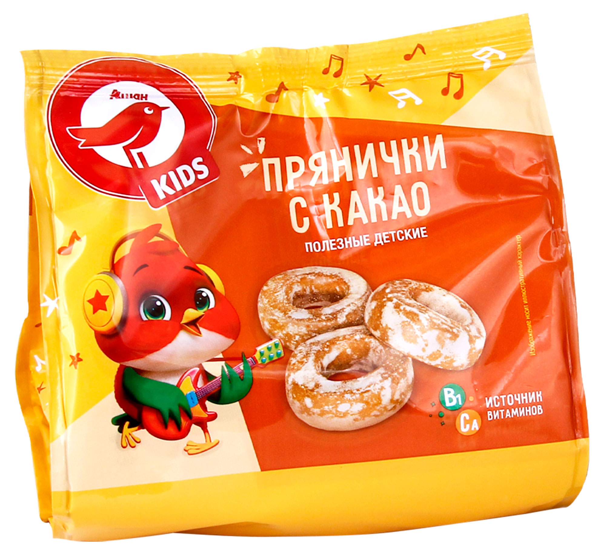 Прянички детские АШАН Красная птица KIDS, 175 г