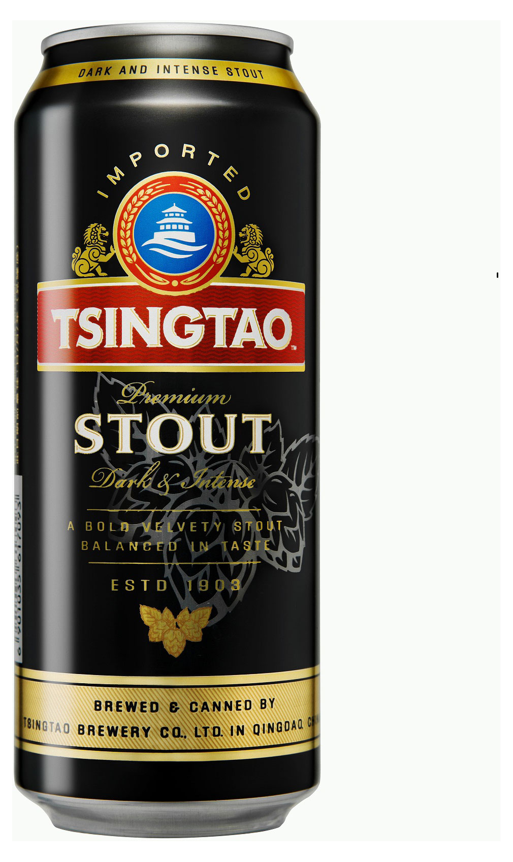 Пиво темное Tsingtao Stout 4,8%, 0,5 л