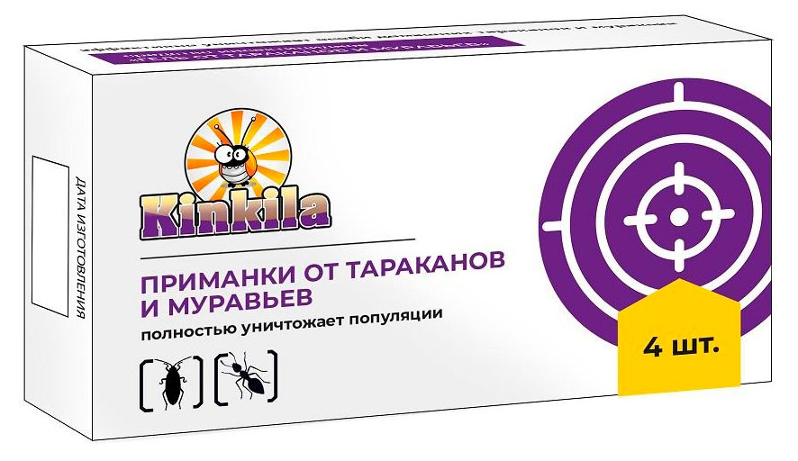 Приманка от тараканов «Кинкила», 4 шт