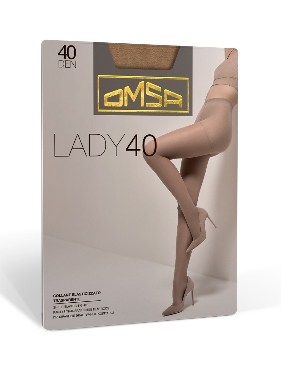 Колготки женские Omsa Lady 40 Caramello, размер 2