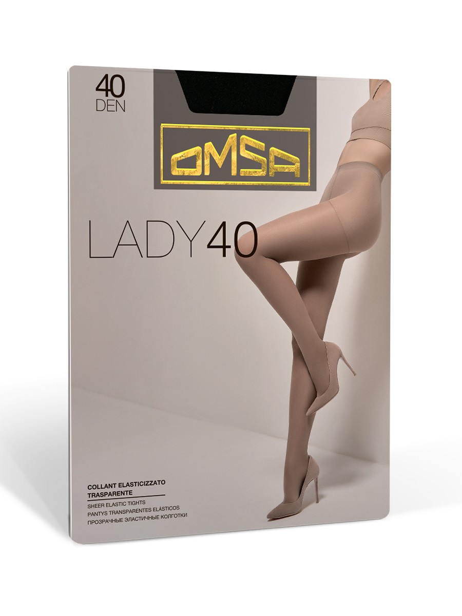 

Колготки женские Omsa Lady 40 Nero, размер 2