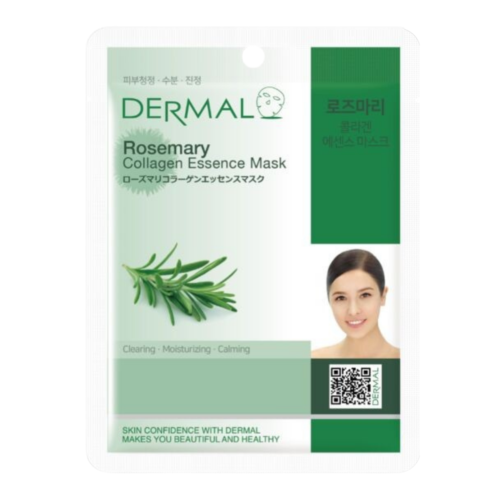 

Маска тканевая Dermal Essence Mask с экстрактом розмарина и коллагеном, 23 мл