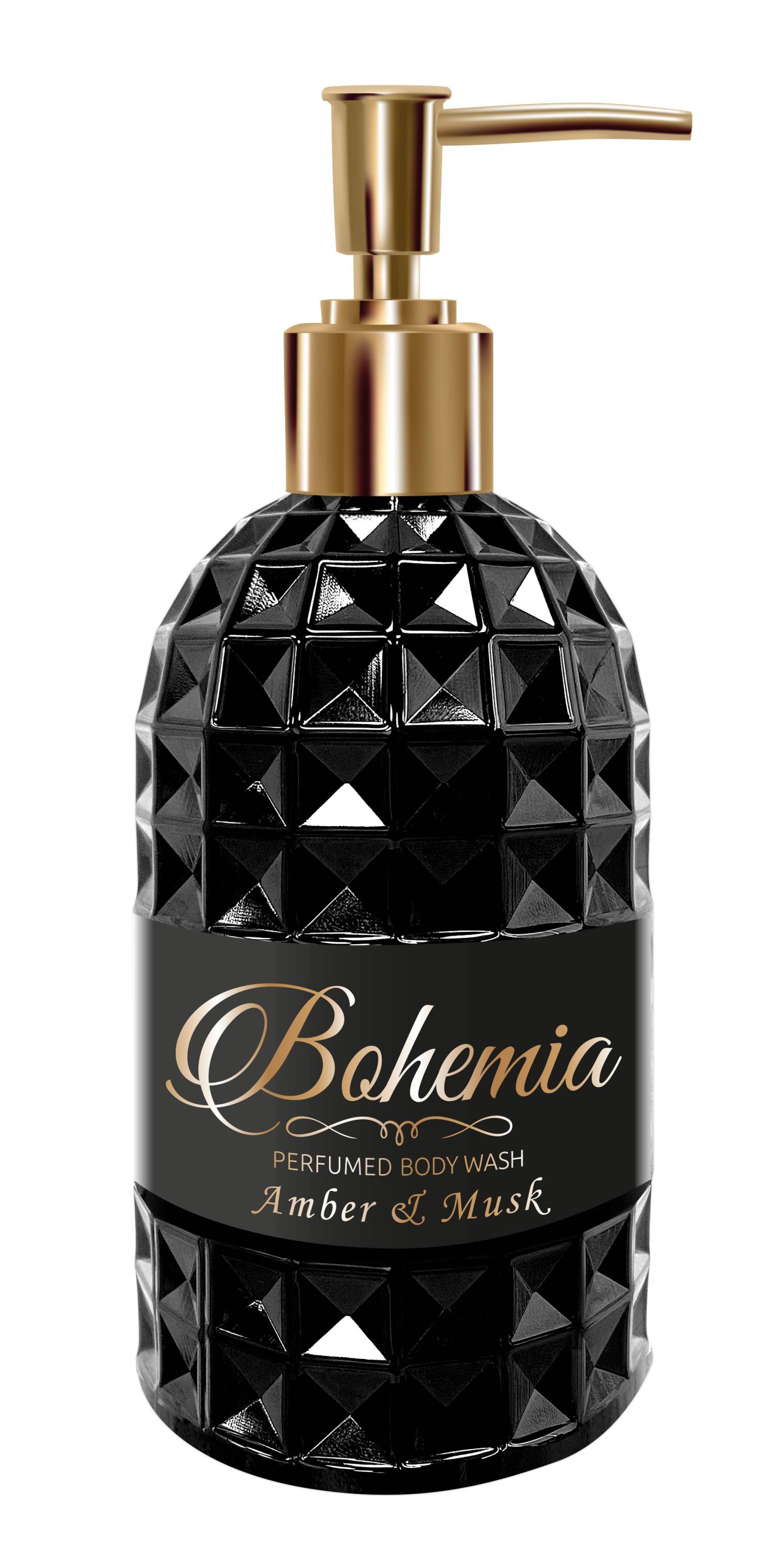 Bohemia | Гель для душа парфюмированный Bohemia Розовый амбра и мускус, 500 мл