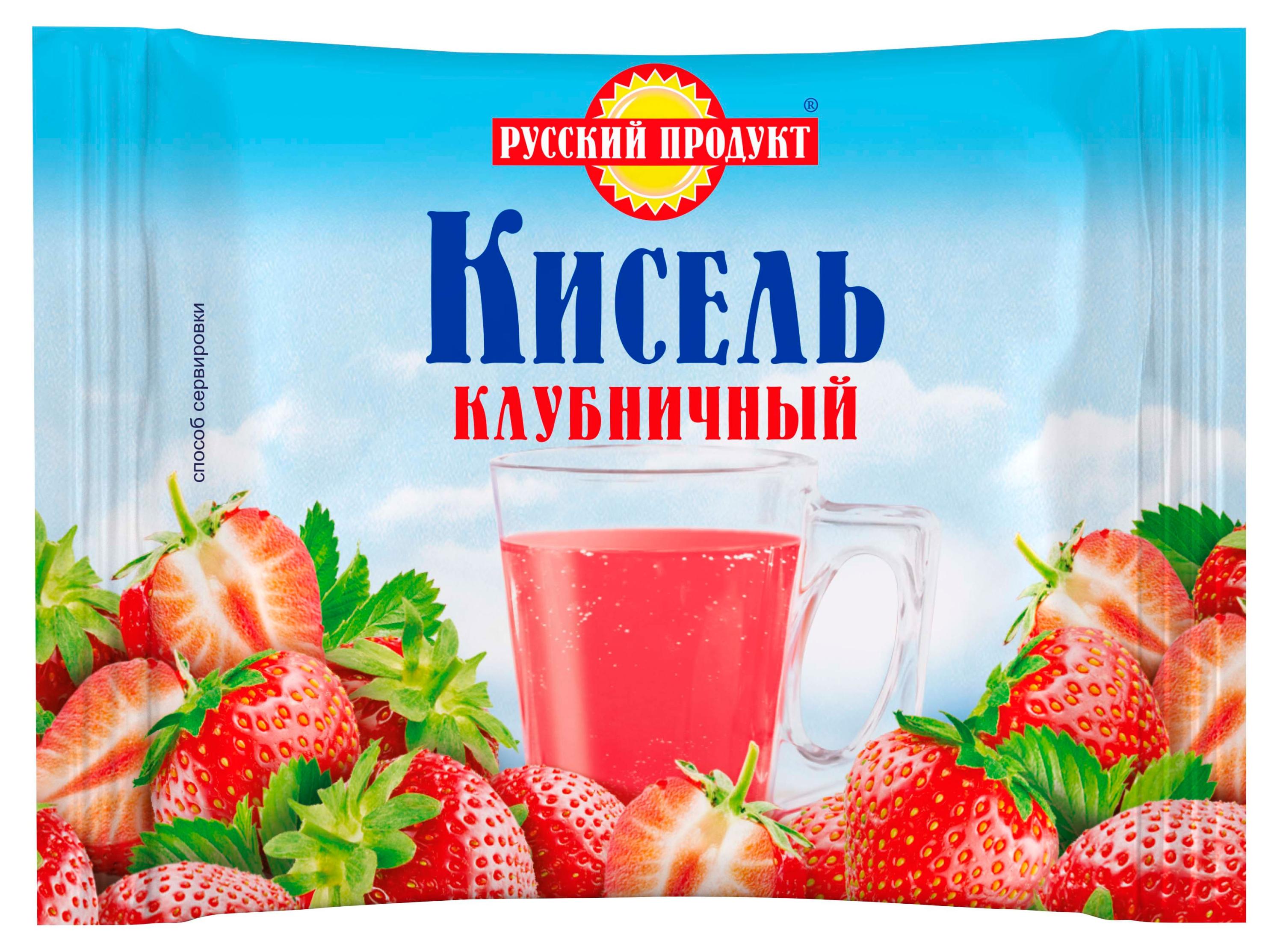 Кисель «Русский Продукт» Клубничный, 190 г