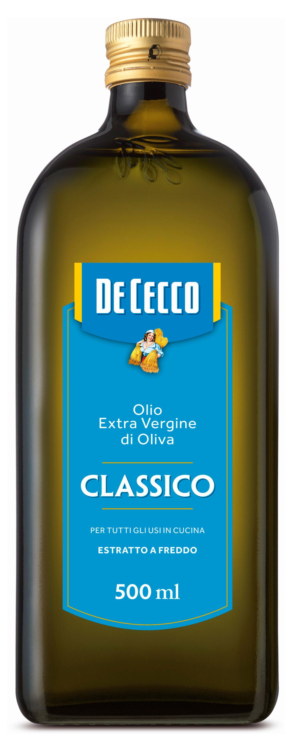 De Cecco | Масло оливковое De Cecco Classico нерафинированное, 500 мл