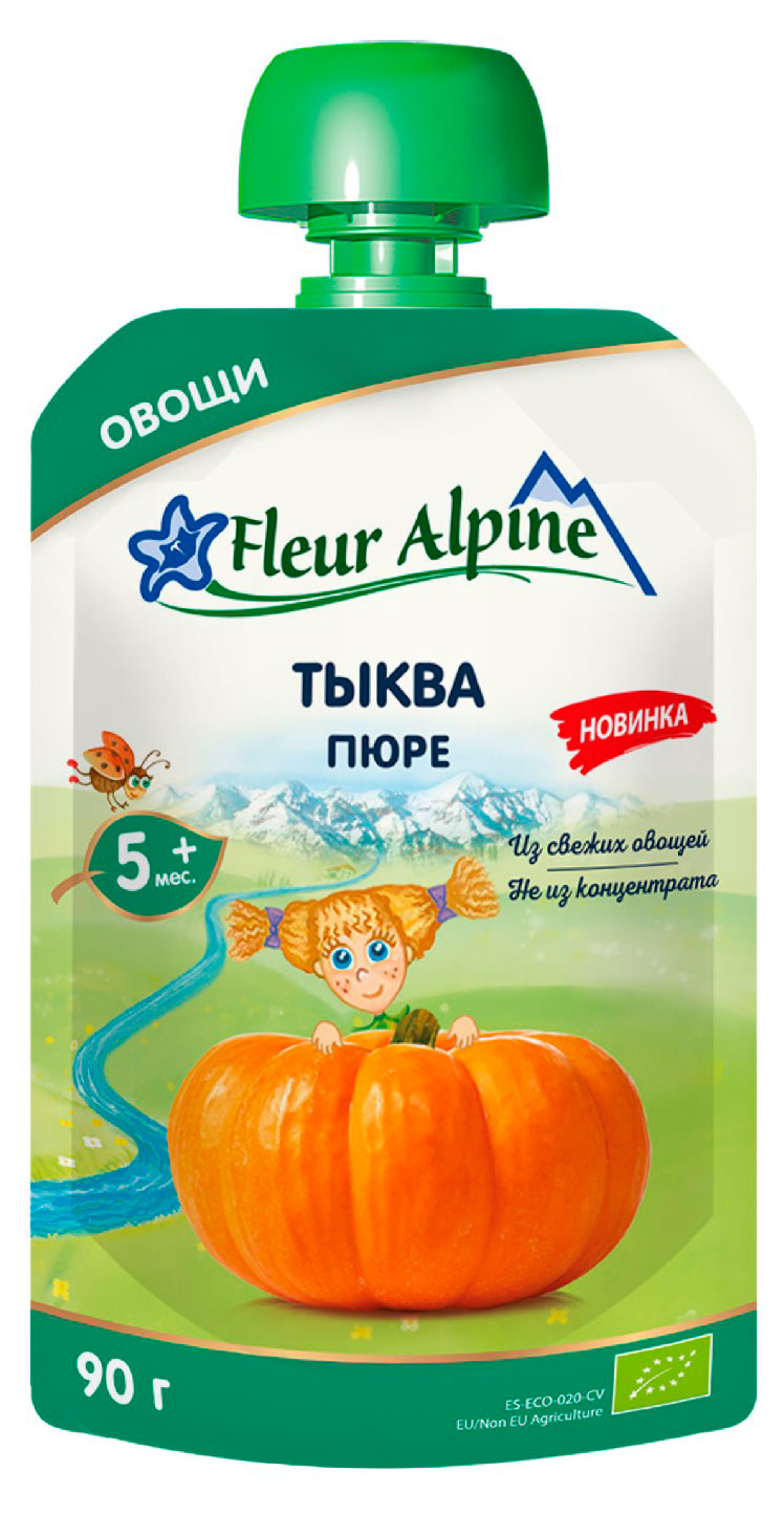 

Пюре Fleur Alpine тыква с 5 мес., 90 г