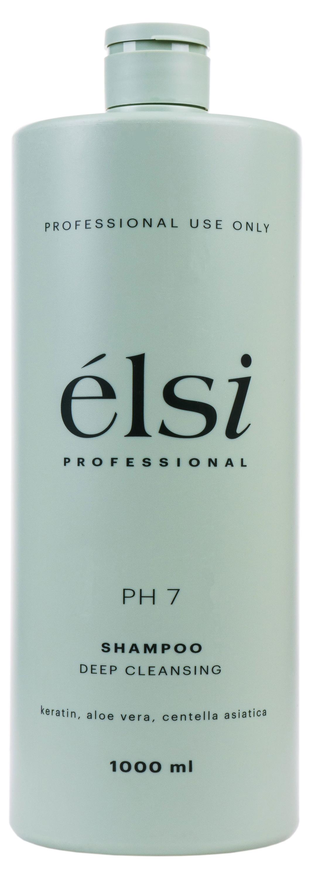 

Шампунь для волос Elsi Professional Deep Cleansing глубокая очистка, 1 л