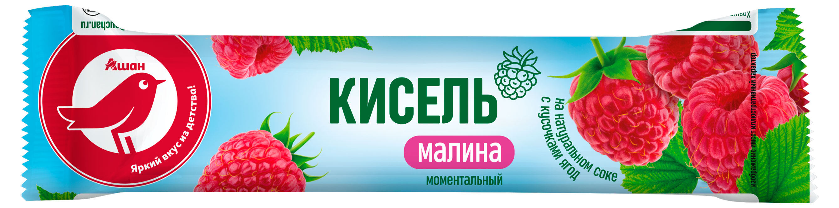 

Кисель АШАН Красная птица Малина, 25 г