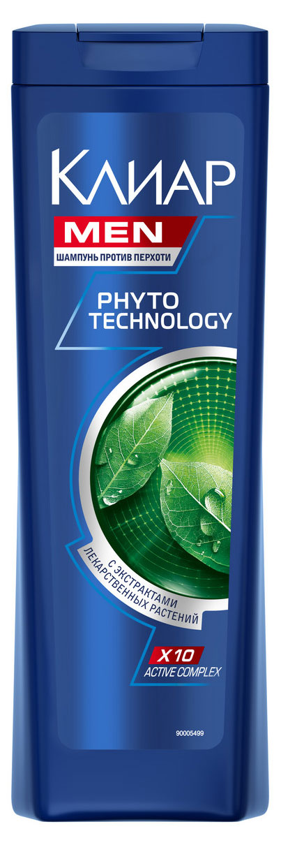 

Шампунь против перхоти Клиар Men Phytotechnology, 400 мл