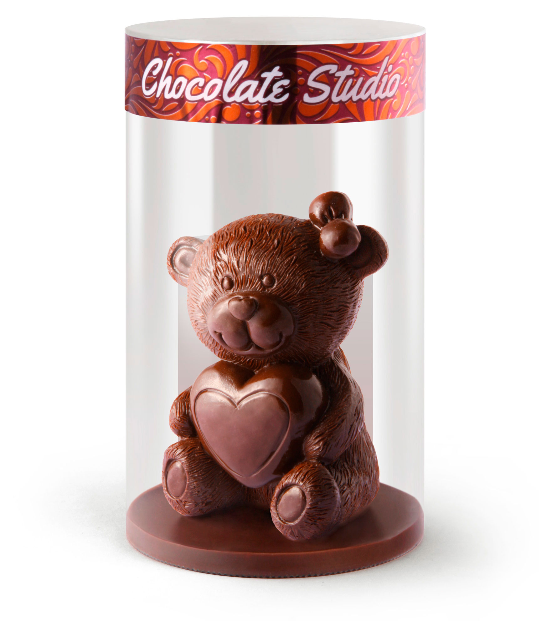 

Шоколадная фигурка Chocolate Studio Мишутка с сердцем, 100 г