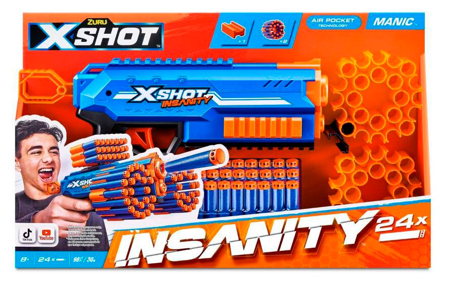 

Игровой набор ZURU X-Shot Insanity Manic