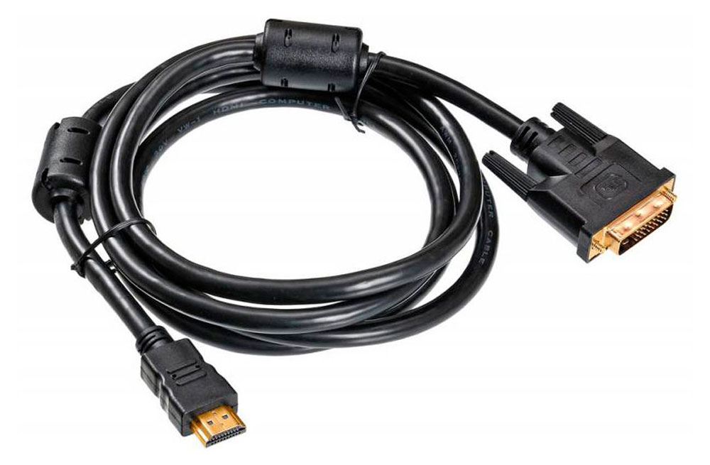 Кабель Buro HDMI (m)/DVI-D (m), 1,8 м