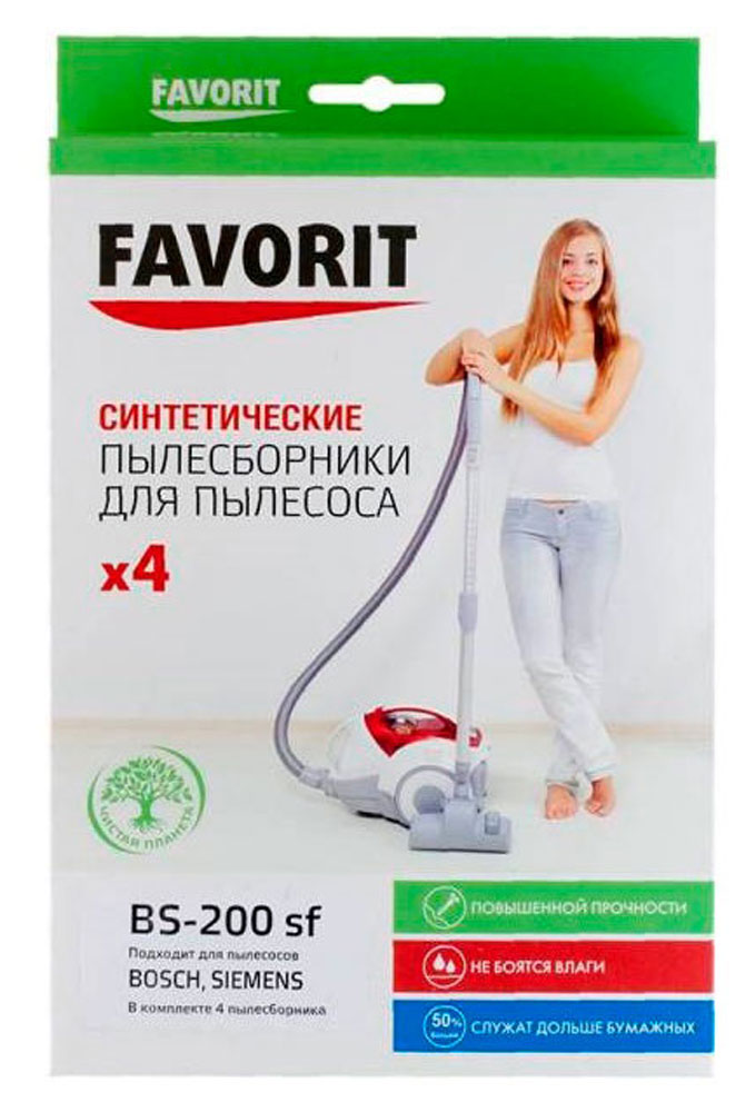 Favorit | Пылесборник Favorit BS-200 SF, 4 шт