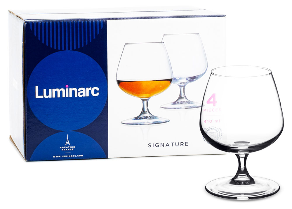 

Набор фужеров для коньяка Luminarc Signature, 4х410 мл