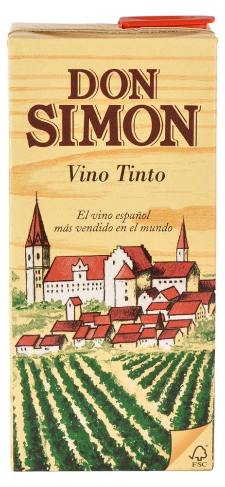 Don Simon | Вино Don Simon Vino Tinto красное сухое Испания, 1 л