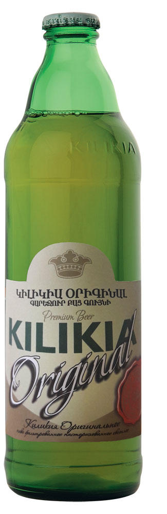 Пиво Kilikia Original светлое фильтрованное 4,8%, 500 мл