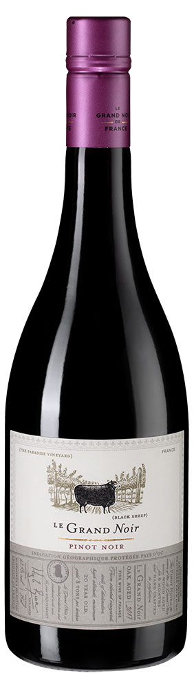 Вино Jean d'Alibert Le Grand Noir Pinot Noir красное полусухое Франция, 0,75 л