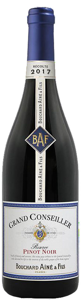 

Вино Bouchard Aine & Fils Grand Conseiller Pinot Noir красное сухое Франция, 0,75 л