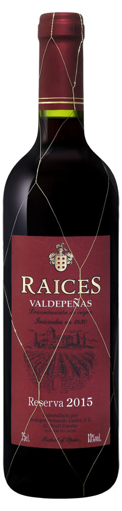 Raices | Вино Raices Valdepenas Reserva красное сухое Испания, 0,75 л