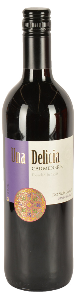 Вино Una Delicia Carmenere красное сухое Чили, 0,75 л