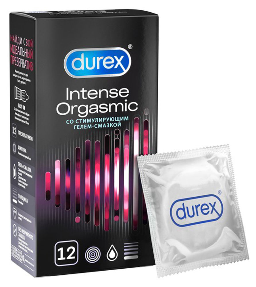 Презервативы Durex Intense Orgasmic, 12 шт