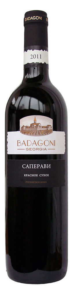 Вино Badagoni Саперави красное сухое Грузия, 0,75 л