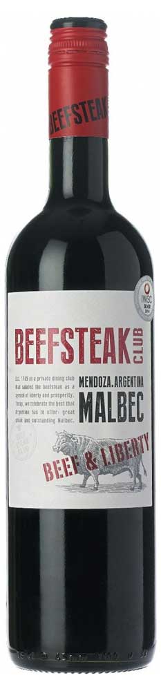 Вино Beefsteak Club Beef & Liberty Malbec красное сухое Аргентина, 0,75 л