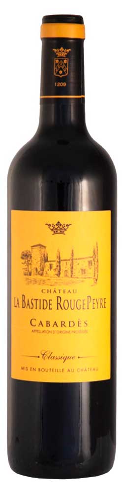 Вино Chateau la Bastide RougePeyre Cabardes Classique красное сухое Франция, 0,75 л