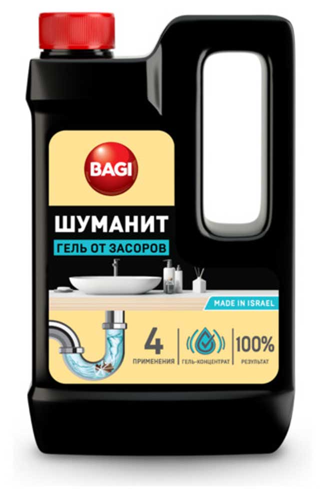 Bagi | Средство от засоров Bagi Шуманит, 450 мл