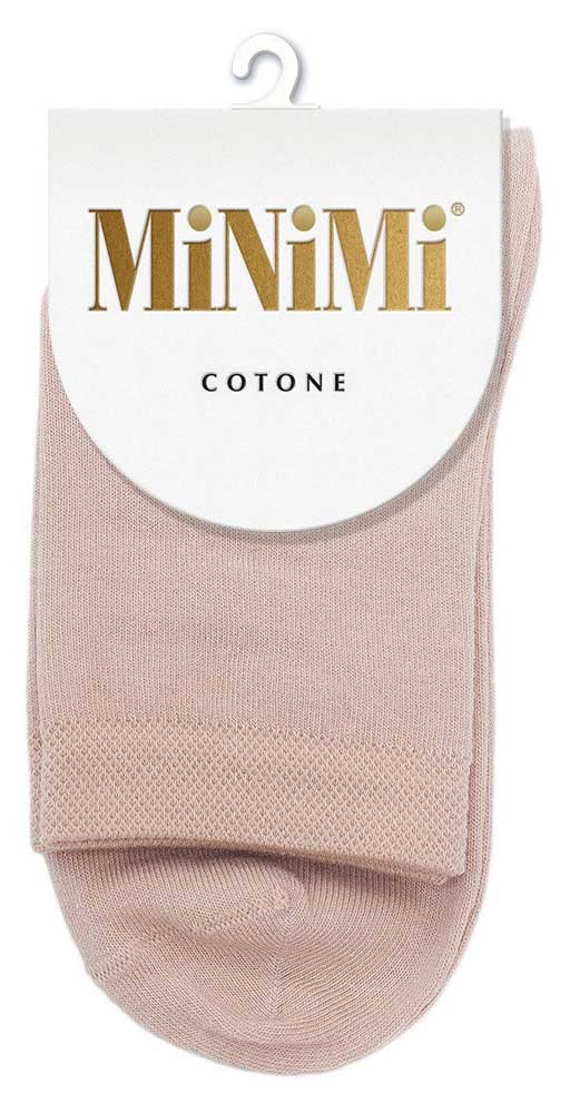 Носки женские MiNiMi Cotone 1202 бежевые, р.35/38