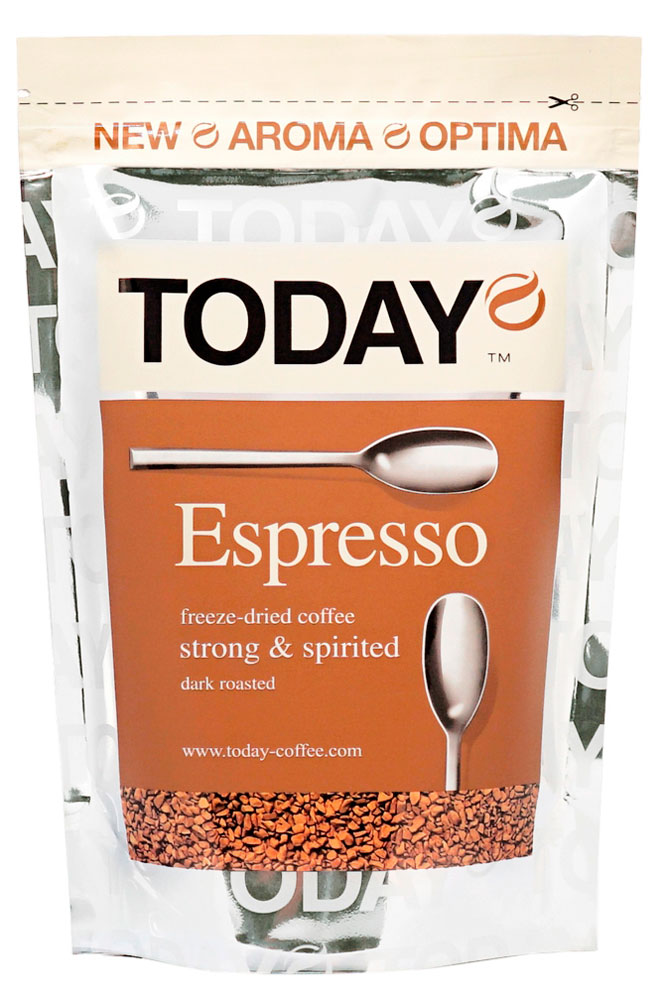 Кофе растворимый TODAY Espresso сублимированный, 75 г