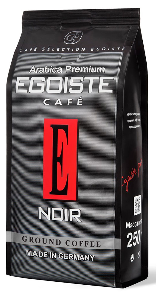 Egoiste | Кофе молотый Egoiste Noir, 250 г