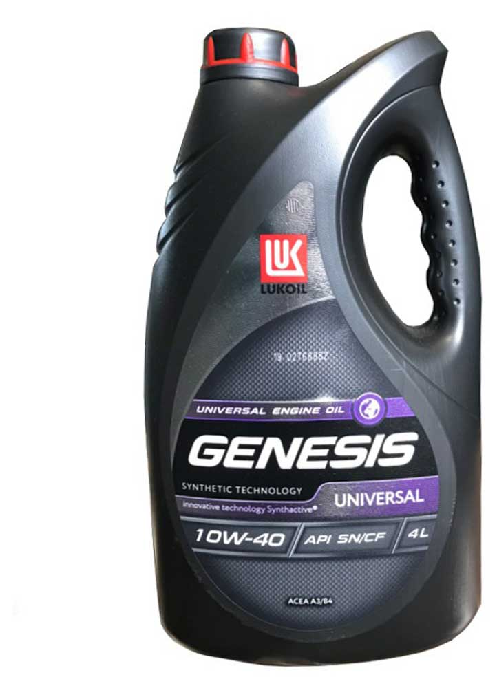 Масло моторное Лукойл Genesis Universal 10W-40 полусинтетическое, 4 л