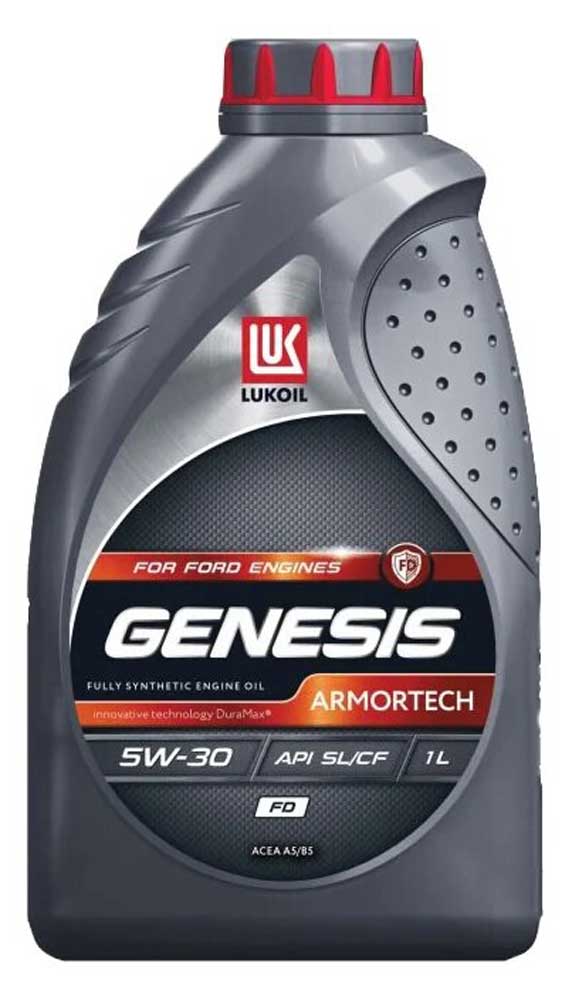 Масло моторное Лукойл Genesis Armortech 5W-30 синтетическое, 1 л