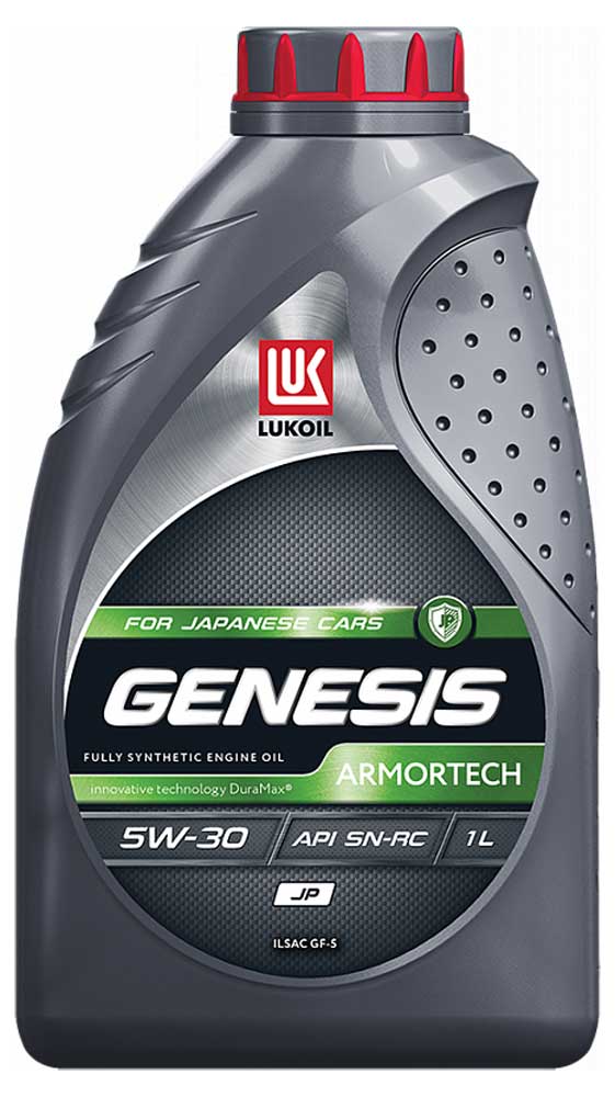 Масло моторное Лукойл Genesis Armortech JP 5W-30 синтетическое, 1 л