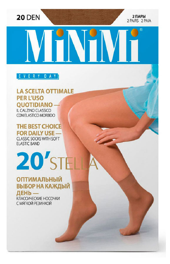 Носки женские Minimi Stella 20 den daino