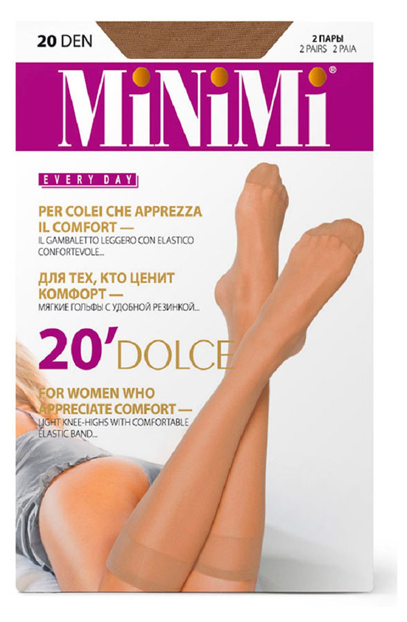 Гольфы женские Minimi Dolce 20 den caramello