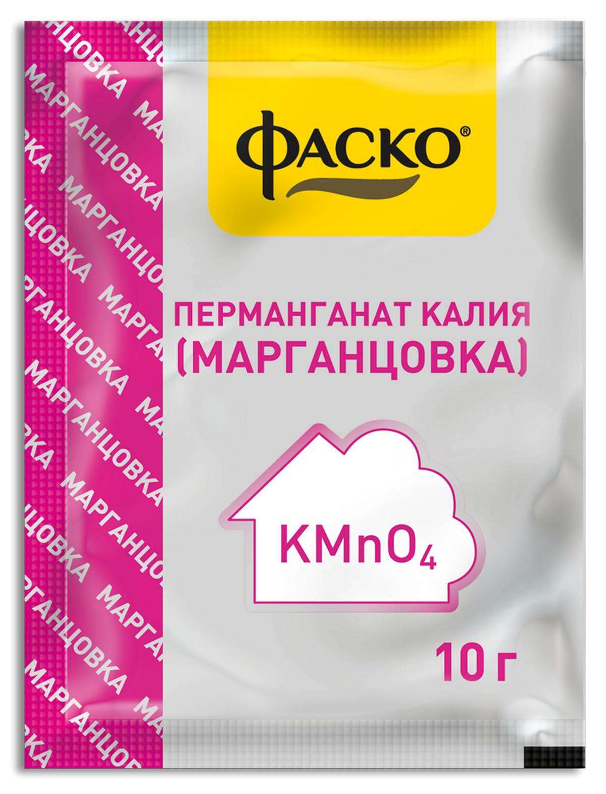 Фаско | Марганцовка «Фаско» перманганат калия 40%, 10 г