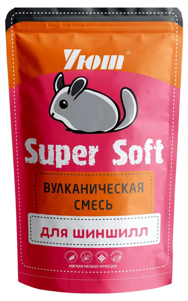 Super Soft | Смесь для шиншилл Super soft Уют вулканическая, 0,73 л