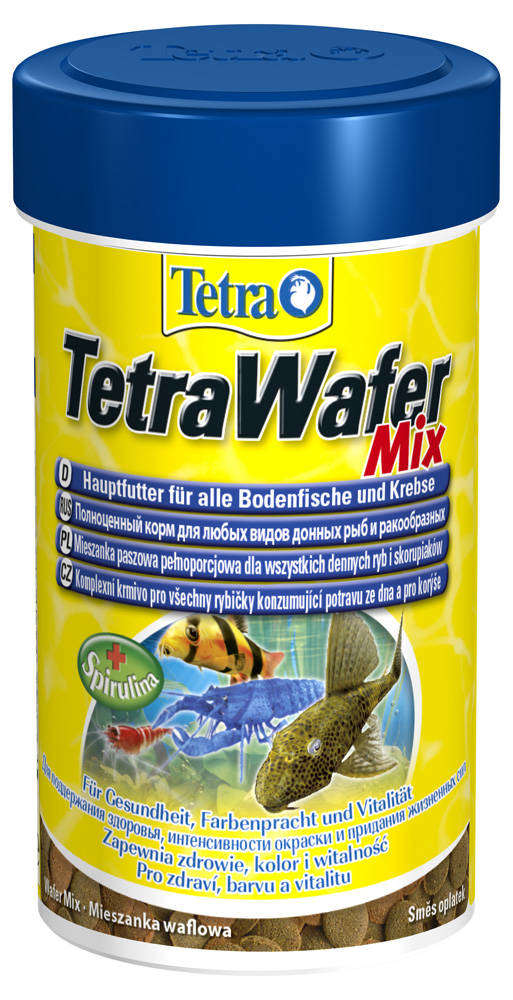 TETRA | Корм для рыб Tetra Water Mix пластинки для всех видов донных рыб, 100 мл