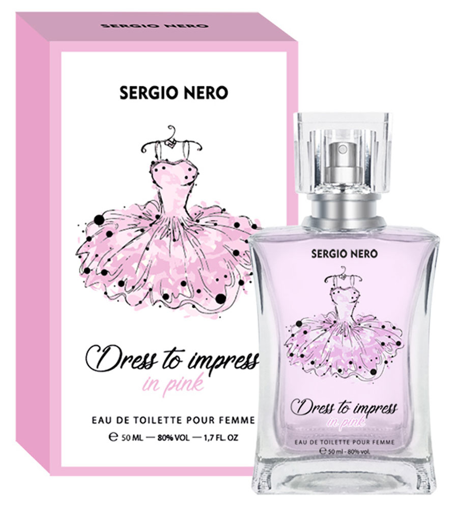 Sergio Nero | Туалетная вода женская Sergio Nero Dress Pink, 50 мл