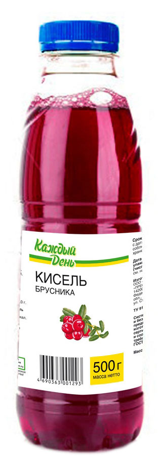 Кисель «Каждый день» Брусника, 500 г