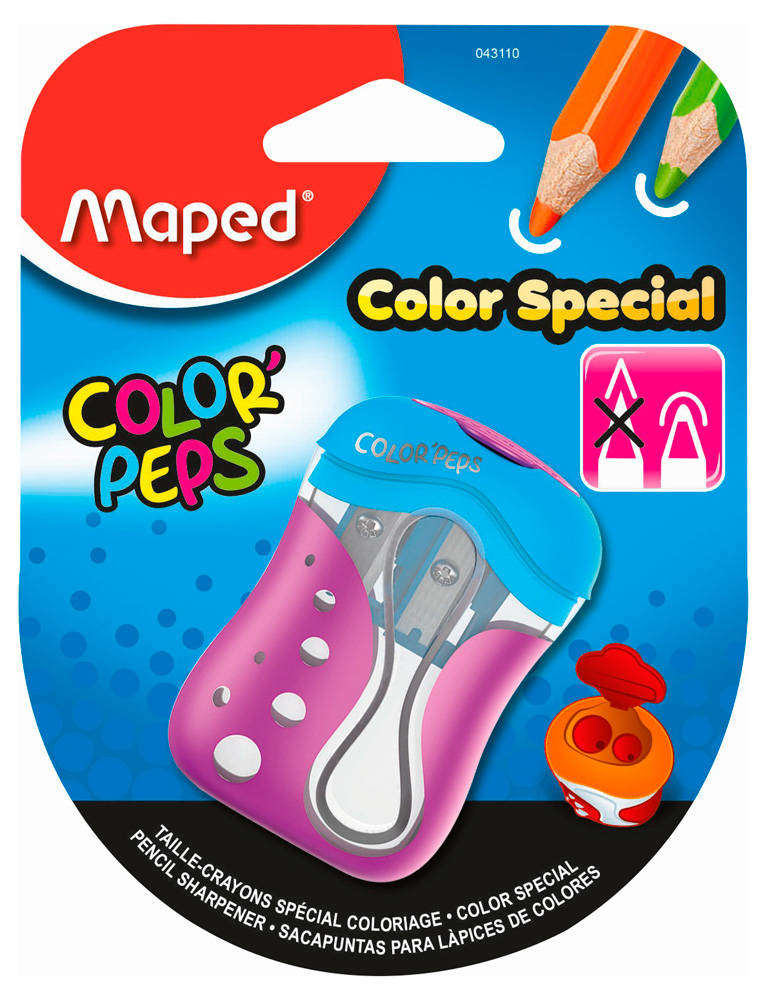 

Точилка Maped Color Pep's с контейнером 2 отверстия