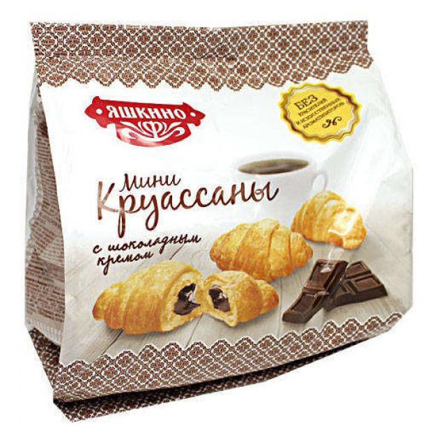 

Мини круассаны «Яшкино» с шоколадным кремом, 180 г