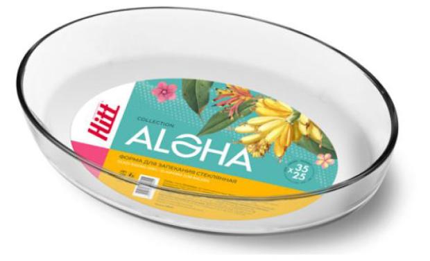 

Форма для запекания Hitt Aloha овальная 30х21 см, 2,1 л