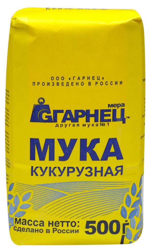 фото Мука кукурузная garnec без глютена, 500 г гарнец