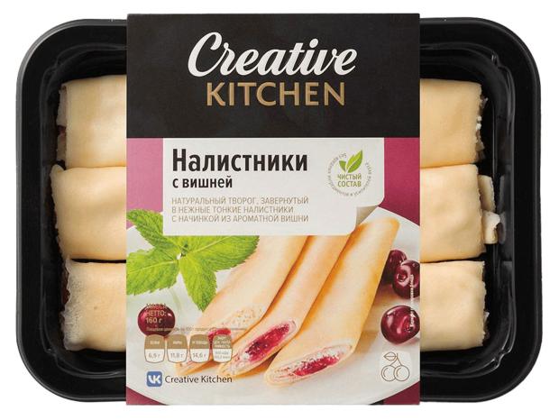 

Налистники Creative Kitchen с творогом и вишней, 160 г